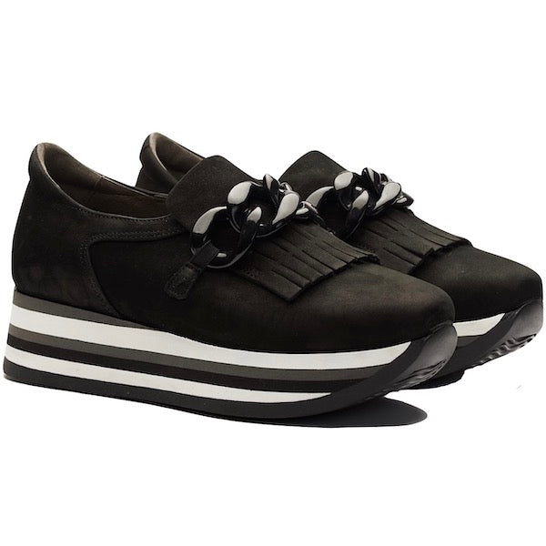 Adaya - Black Suede