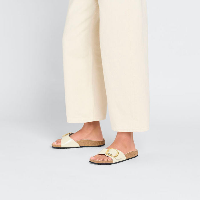 Madrid Big Buckle - Ecru – E.G.Geller