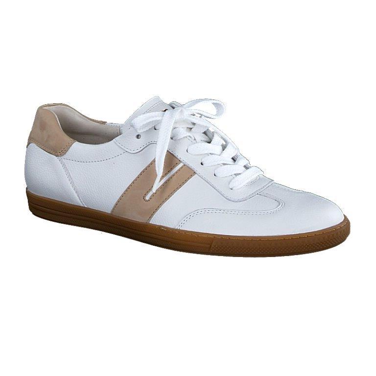 Tilly Sneaker - White/Sabbia – E.G.Geller