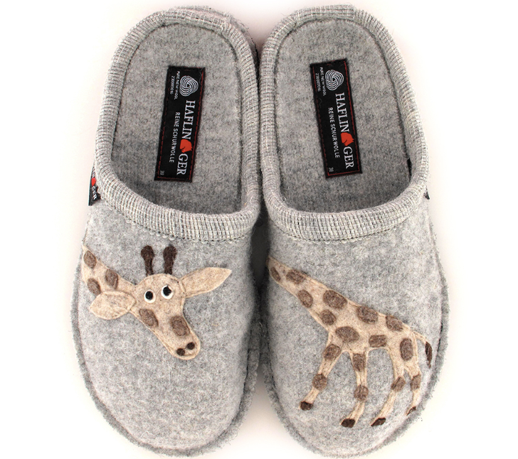 Haflinger 2025 giraffe slippers