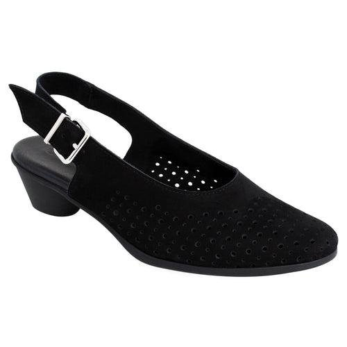 Cyanna - Noir Nubuck