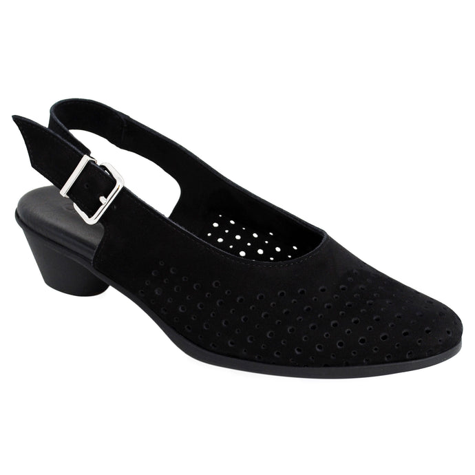 Cyanna - Noir Nubuck