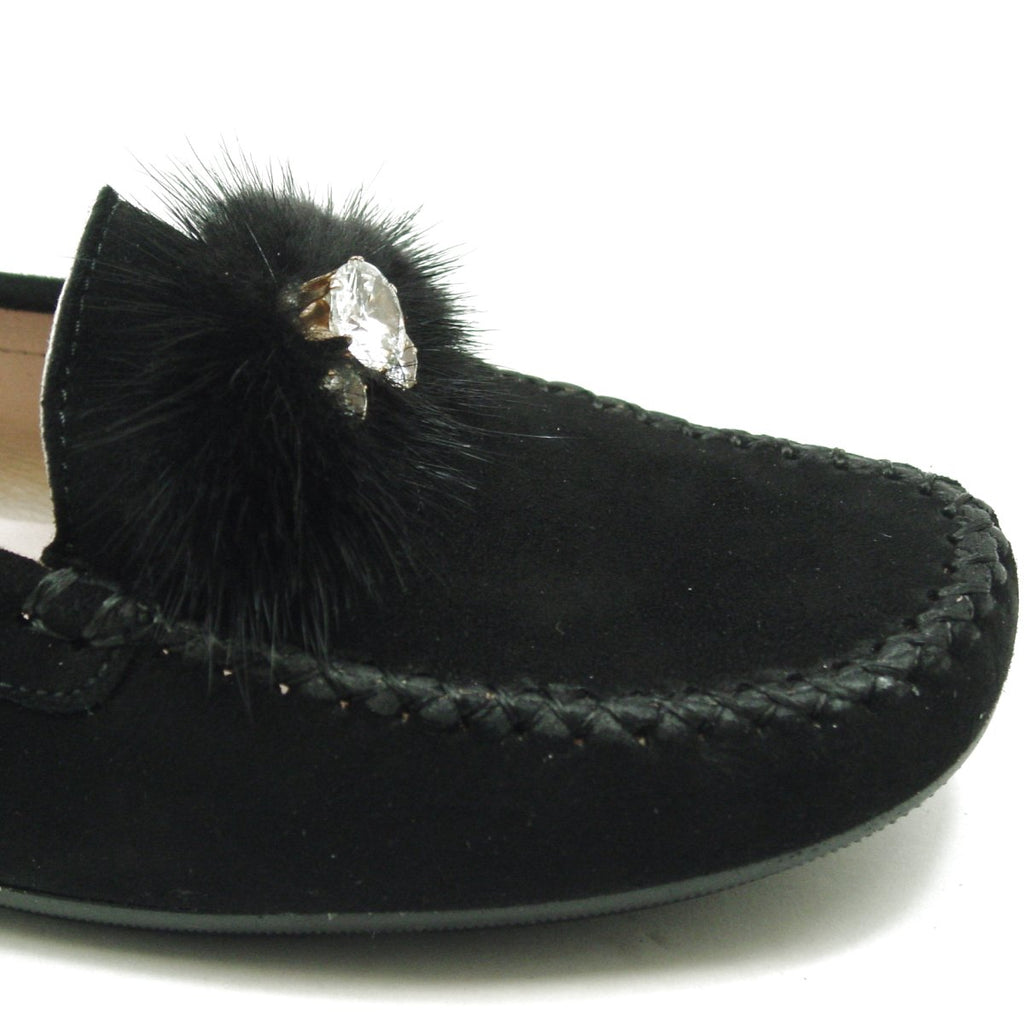 S 89011 Black Suede Loafer – E.G.Geller
